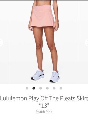 lululemon play the pleat Skort (golf/tennis)